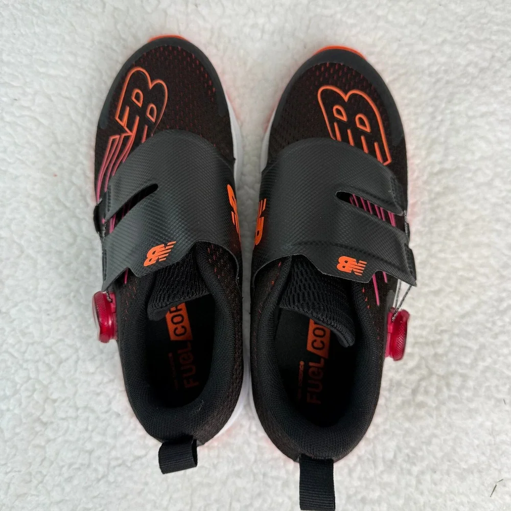 New Balance Womens Size 5.5 FuelCore Reveal BOA Black Orange Running Shoes